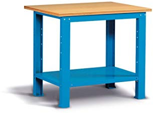 BANCO DA LAVORO WORK CON PIANO IN LEGNO, 100CM