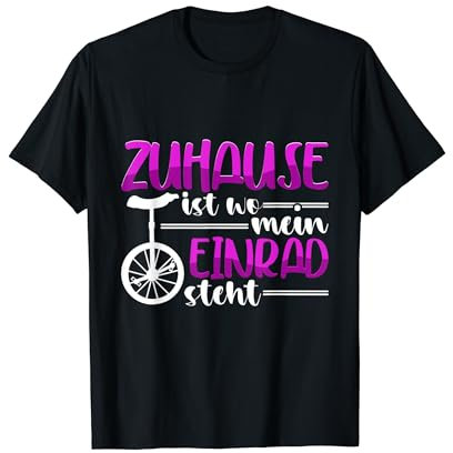 Unicycle One Wheel Zirkus balancieren Kinder Einrad T-Shirt