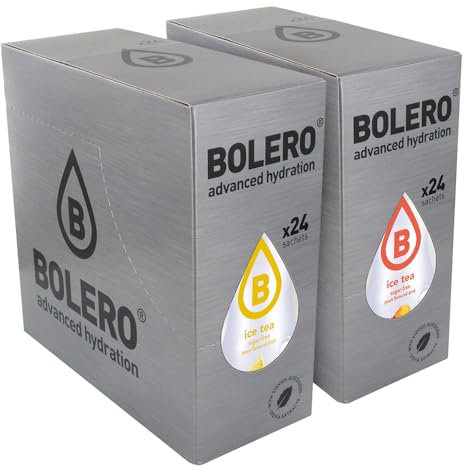 SET 24 BOLERO ICE TEA LEMON DA 8 GRAMMI CON 24 BOLERO ICE TEA PEACH DA 8 GRAMMI