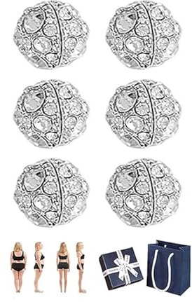 Lymphatic Earrings, Lymphvity Magnetic Therapy Earrings, Magnetic Earrings for Women, Magnetology Lymphatic Germanium Earrings, Livelyease Lymphatic Earrings (Silver 3Pair)