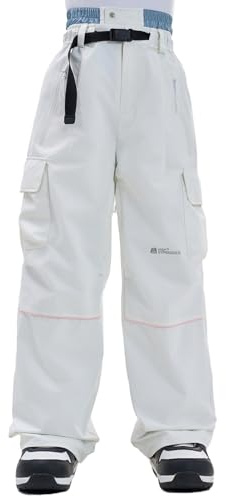 HIGH EXPERIENCE Snowboardhose für Damen und Herren, weite Skihose, lockere Wärmeisolierung, wasserdicht, winddicht