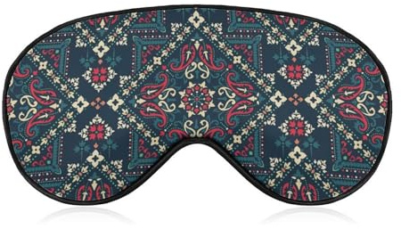 Bequemer Augenschutz für die Nacht, coole Paisley-Augenabdeckung, weiches elastisches Band für Damen und Herren