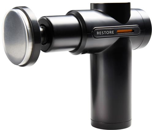 Muscle Massaging Gun with Hot & Cold Therapy - Features: Rechargeable & Cord-Free, 6 Interchangeable Massage Heads Including Innovative Hot and Cold Heads for Use in Hot & Cold Therapy