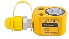 Hydraulik-Kit für Wagenheber 5T/10T/20T/30T/50T Ultradünner tragbarer hydraulischer Hebeheber, geteilter hydraulischer Booster-Hydrozylinder(5T)