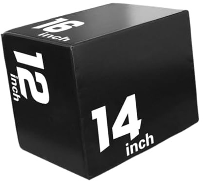 Zxpjkyu Caja Versátil, Portátil Y Antideslizante para Entrenamientos en Casa, Ideal para Fondos Y Zancadas, Style C