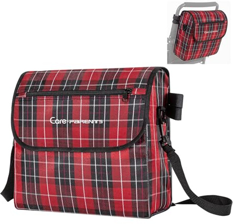 Care-parents Bolsa para silla de ruedas, mochila para la parte trasera de la silla de ruedas, espaciosa bolsa de almacenamiento para sillas de ruedas, bolsa universal para accesorios de silla de