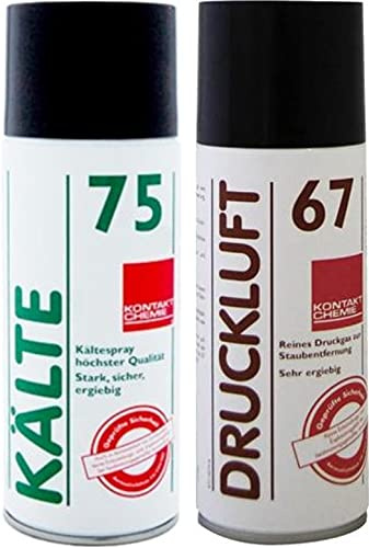 Kältespray inkl. Druckluftspray 200 ml, nicht brennbar CRC Kontakt Chemie 1 Set