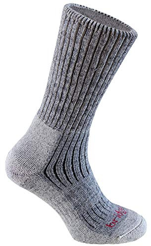 Bridgedale HIKE Midweight Merino Comfort Boot-Men's- Large-Stone Grey