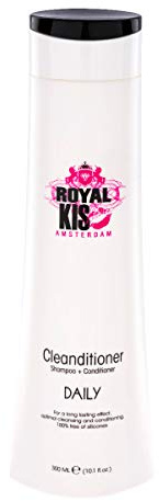 Royal KIS Daily Cleanditioner - 2 in 1: Shampoo & Conditioner - 300 ml - Tägliche Anwendung - alle Haartypen - ohne Silikone