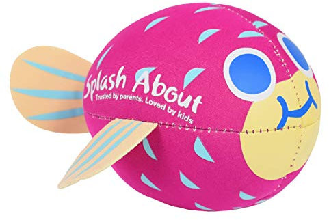 Splash About Baby Neoprene Pufferfish Ball-Water Toy Pool Ball, Purple