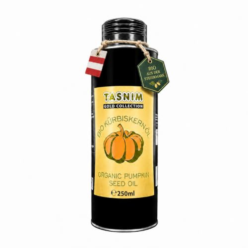 Huile de pépins de Courge Bio de Styrie – 100% Pure & Pressée à Froid – Qualité Premium pour la Peau, les Cheveux ou comme Vinaigrette – Riche en Oméga-3 & Oméga-6 – Fabriquée en Autriche