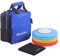 Discgolf-Set mit 6 Scheiben und Mini-Disc, Starterscheiben-Golftasche, Handtuch