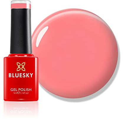 Bluesky Gel Nail Polish, Pastel Dreams, Memorable - LPD08. Pastel Gel Polish, Coral, Long Lasting, Chip Resistant, 5ml (Requires Drying Under UV or LED Lamp)