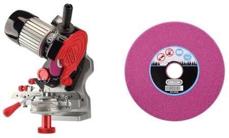 Oregon professionelle 230V Tisch-/Wand Sägeketten Schleifmaschine & scheibe Ø 145 mm für Oregon 3/8“ Low - 325 “Pro -