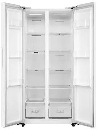 Frigorifero americano, libera installazione, 460 Litri, Bianco [Classe energetica F]