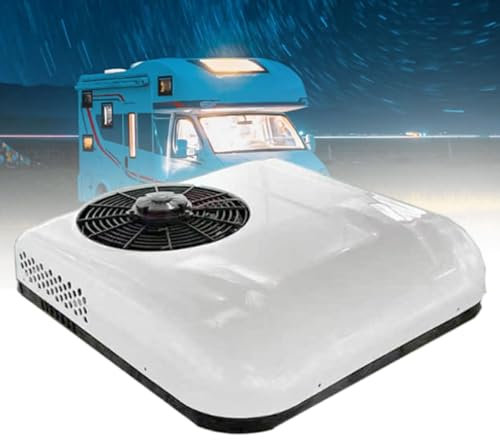 Climatiseur tout-en-un pour camping-car, climatiseur de toit pour camping-car, 12 V/24 V CC, climatisation de stationnement pour camion, camping-car, bateau, automobile, camping-car, remorque,24V