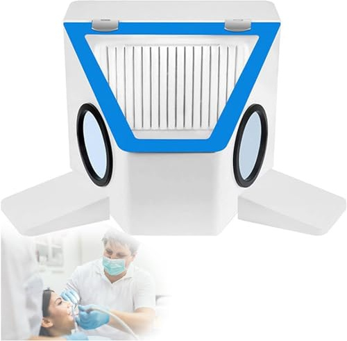 Boîte à poussière de laboratoire dentaire, sableuse dentaire professionnelle, volume d'air, aspiration scientifique et vision claire, empêche la poussière de se propager, pour dents en porcelaine