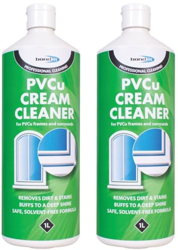 2x BOND IT PVCU CREAM CLEANER 1L Solvent-Free Cleaner