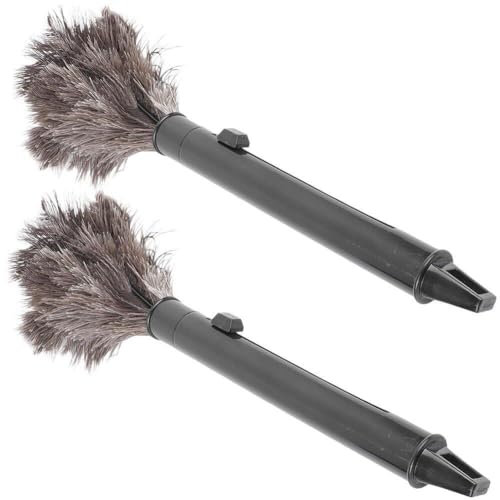 2pcs Retractable Feather Duster Long Handle Duster Gap Dust Cleaner Reusable Cobweb Brush for Home Dust Cleaning