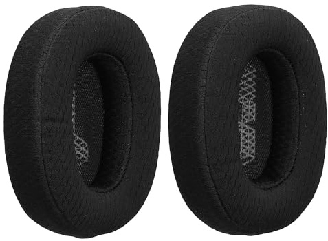 kwmobile 2X Mesh Polyester Ohr Polster für JBL LIVE 650BTNC / 660BTNC Ohrpolster - Ersatz Ohrpolster - Kopfhörer Ersatzteile - Kopfhörer Ersatzpolster für Over Ear Headphones