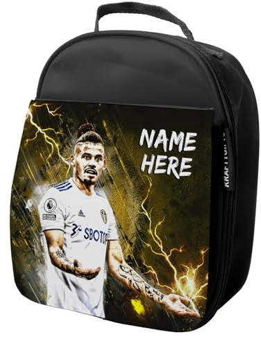 KRAFTYGIFTS Personalised Phillips Bag Leeds Football Legend Boys School Nursery Insulated Lunchie Box Lunchbox Snackbox NL28
