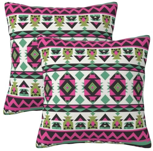 Kissenbezug 80x80 cm 2er Set Herbst Deko Kissen Vintage Muster Kissenbezug,Quadrat Kissenbezüge,Weicher Sofakissen,Kissenhülle Herbst,Zier Kissen Mit ReißVerschluss,Couch Deko Schlafzimme 32x32Inch