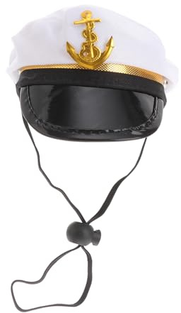 MERRYHAPY Halloween Haustier Matrosen-Hut Polyester-Kopfbedeckung Cosplay-Requisite Für Hunde Und Katzen Bequem Und Weich