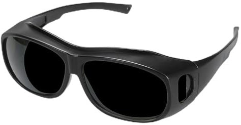 QUARKZMAN Occhiali di Sicurezza per Saldatura IR Tonalità 11 PPE Occhiali Protettivi Anti-Luce Anti-Graffio Lente Avvolgente Leggeri Certificati CE Protezione per Saldatura