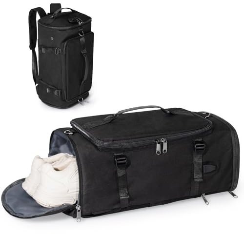 Virklyee Mochila Hombre 31L Mochila Portátil 15.6 Pulgadas Antirrobo, Bolsa para Ordenador, Trabajo, Viaje, Escuela (Negro)