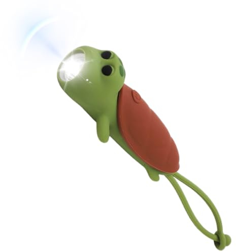 Linterna Niños Recargable de Silicona, Linterna Infantil Linternas LED para Niños, Linterna LED para Camping Explorar al Aire Libre Paseo de Perros, Regalo Niño 3 Años en Adelante Turtle Flashlight