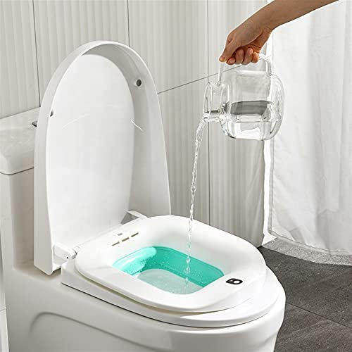 DIFFCULT Bidet Portatile, Bidet Portatile Pieghevole Evitano di Accovacciare La Ciotola del Bidet di per Le Donne in Gravidanza Anziani Viaggiare A Casa