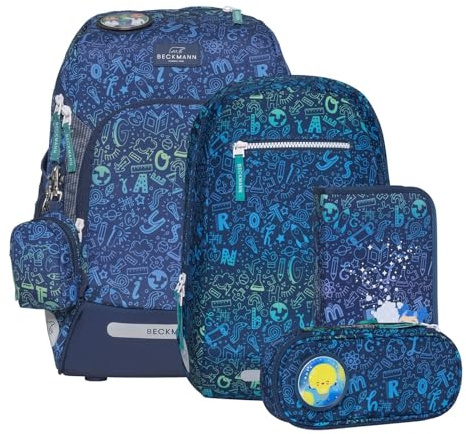 Beckmann Active Air FLX Schoolbag Set 6-teilig 20-25L Science
