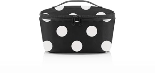 reisenthel coolerbag S Pocket Kühltasche mit Obermaterial aus recycelten PET-Flaschen Ideal für das Mittagessen unterwegs, Couleur:dots White