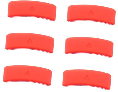 AOKWAWALIY 6 Stück Lünette Uhrenring Harz Ohrstöpsel Hülle Silikon Uhrenarmband sichere Ringe Magicbands Uhrenbandhalter Forerunner Gelenkhalter Keeper Retainer Intelligente Kieselgel Warder