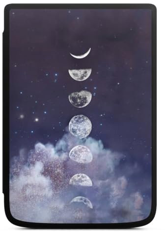 DeinDesign Coque pour liseuse Compatible avec Vivlio Touch HD Plus Etui pour liseuse Protection pour liseuse Nuage Lune Cosmos