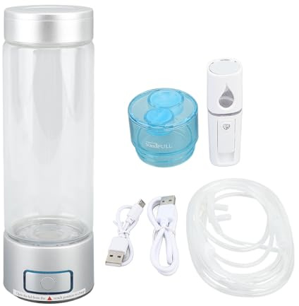 Botella de Agua de Hidrógeno, Electrólisis Rápida y Eficiente, Máquina de Agua Rica en Hidrógeno, Portátil, Recargable, Fabricante de Agua de Hidrógeno para el Hogar, Oficina,