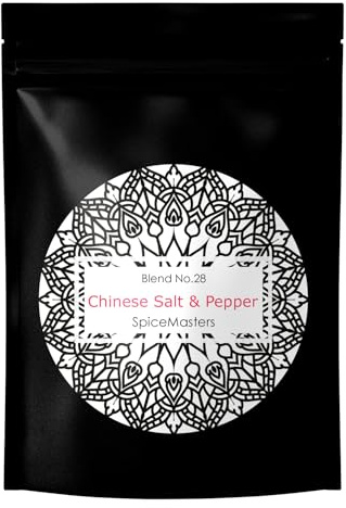 Chinesische Salz-Pfeffer-Gewürzmischung | Asiatische Wok-Gewürzmischung | Perfekt für Hähnchen, Nudeln, Gemüse | Für 10 Familienmahlzeiten | Ohne künstliche Zusatzstoffe | Kostenlose Rezepte