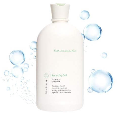 Limpiador de ropa interior, detergente líquido perfumado , detergente líquido de lavado de lencería de alta eficiencia para prendas delicadas, detergente perfumado para ropa interior, detergente