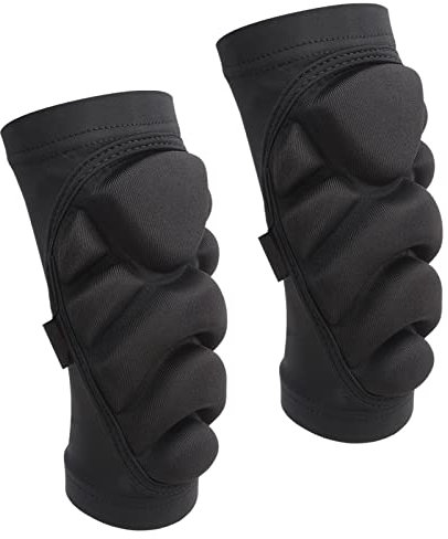 Kinder-Knieschützer, Schutzausrüstungsset, Rollschuh-Knieschoner, Skifahren, Kniescheibe, Kind, Outdoor-Sport, Schutzausrüstung, Schwarz, XS