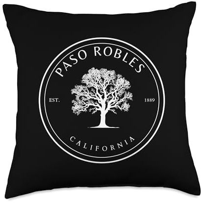 Paso Robles Oak Souvenir Throw Pillow
