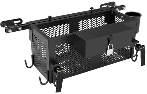 Robuster Traktor-Werkzeugkasten, 61 x 25,4 x 25,4 cm, robustes Stahl-Aufbewahrungszubehör, passend für die meisten Traktoren und Zero-Turn-Mäher