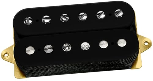 DiMarzio DP500BK Super PAF® Ceramic – High-Output Humbucker für E-Gitarre – Vintage-Look, Bridge Pickup, Schwarz