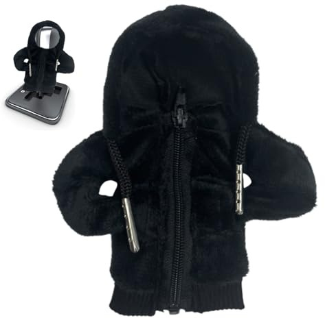 Generisch Gear Shift Hoodie Cover |Verstellbarer Plüsch-Schalthebelbezug mit Reißverschluss | Niedliche Schaltknaufhülle für Geschäftsreisen, weiche Handbremshülle für Reisen, Alltag