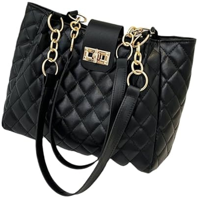 JXpxbao Handtasche Damen Mittelgroß Tasche Leder Henkeltasche Damen-Henkeltaschen Tote Bag Handtaschen Taschen Schultertaschen Umhängetasche Ketten Schultertasche
