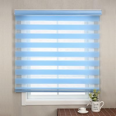Thermo-Rollos for Fenster, Verdunkelungsrollos for Fenster, wasserdichte Stoffrollos mit UV-Schutz, passend for Schlafzimmer, Wohnzimmer, Badezimmer, Küche und Türen(Blue,W180*H150)