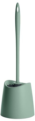 TATAY Spazzolone Bagno WC | Materiali Resistenti | Design Moderno | Spazzola Fissa e Durevole per un’Ottima Igiene | Scopino Bagno WC | Prodotto in Spagna | 12 x 12 x 38 cm – Verde