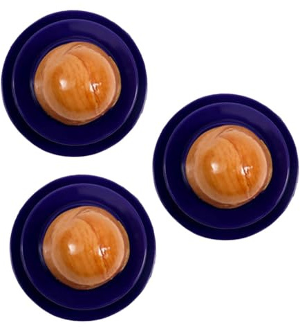 NUOBESTY Catnip Licking Ball Snacks 3pcs with Mint Flavor Digestive Aid Treats for Home Cats and Kittens Grooming Nutrition