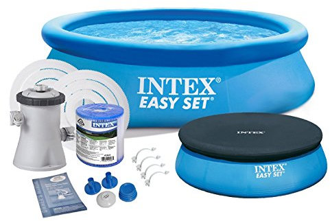 Set 4in1 Quick up Pool Intex 28122 Ø 305 x 76 cm Schwimmbecken Gartenpool