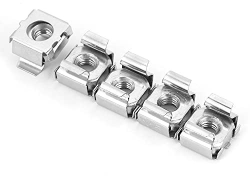 Accessori Hardware per Rack - Cage Kit di montaggio con Viti e dadi - Accessori per Rack Network Cabinet - Viti e dadi M5*20