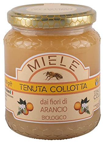 Tenuta Collotta® - Miele d'Arancio Biologico 500g - 100% Italiano - Prodotto in Sicilia